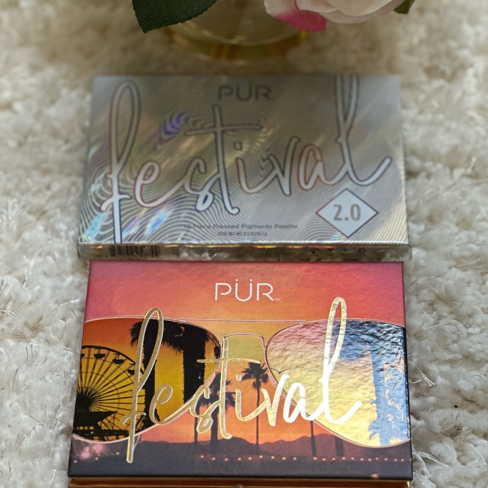 Pur Festival and Festival 2.0 Eyeshadow Palettes- New Unused